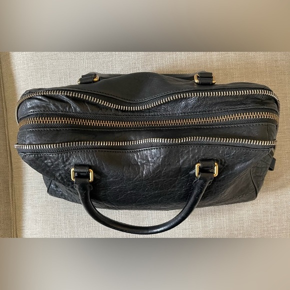 Marc by Marc Jacobs Washed Up Lauren Black Satchel Bag - Picture 6 of 14